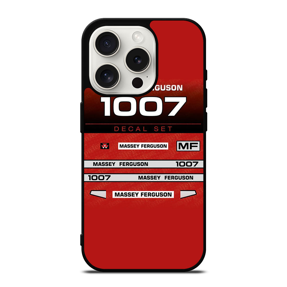 MASSEY FERGUSON TRACTOR DECAL SET iPhone 15 Pro Case Cover