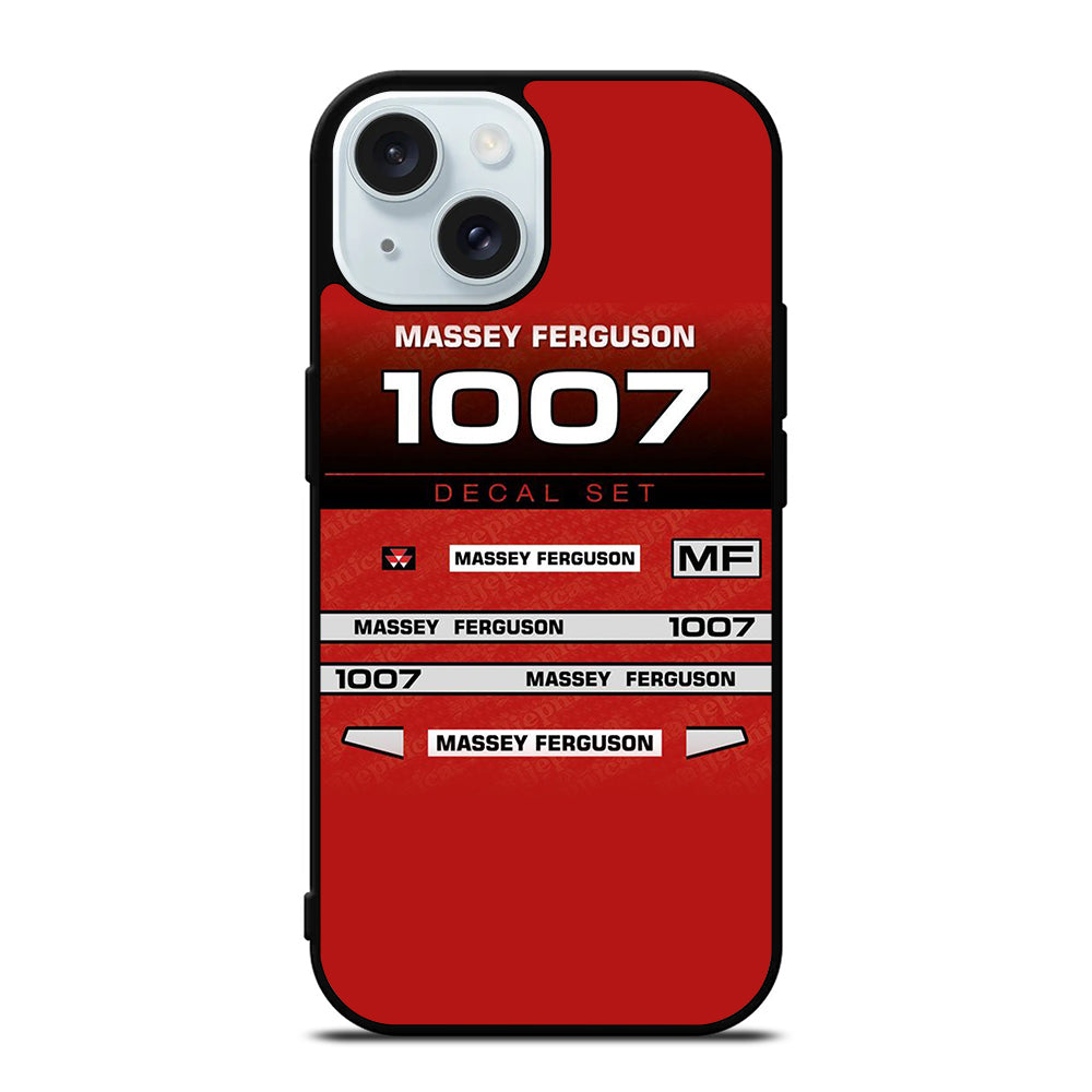 MASSEY FERGUSON TRACTOR DECAL SET iPhone 15 Case Cover