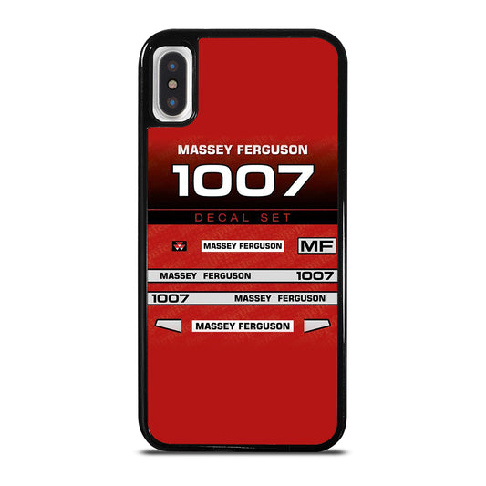 MASSEY FERGUSON TRACTOR DECAL SET iPhone X / XS Case Cover