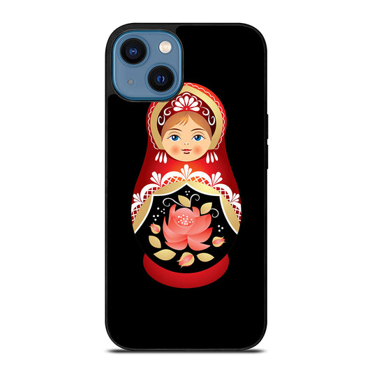 MATRYOSHKA NESTING DOLLS RUSSIAN 3 iPhone 14 Case Cover