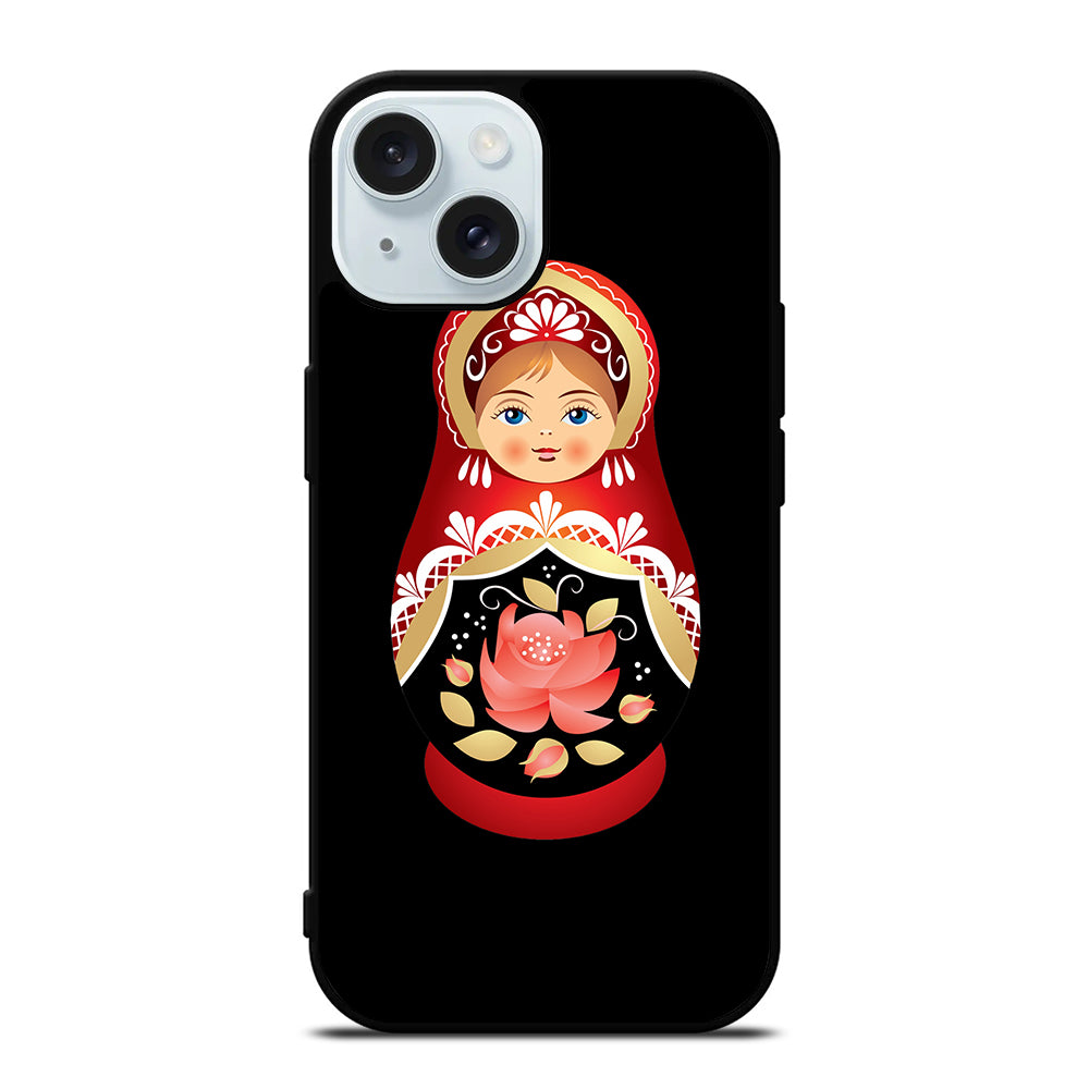 MATRYOSHKA NESTING DOLLS RUSSIAN 3 iPhone 15 Case Cover