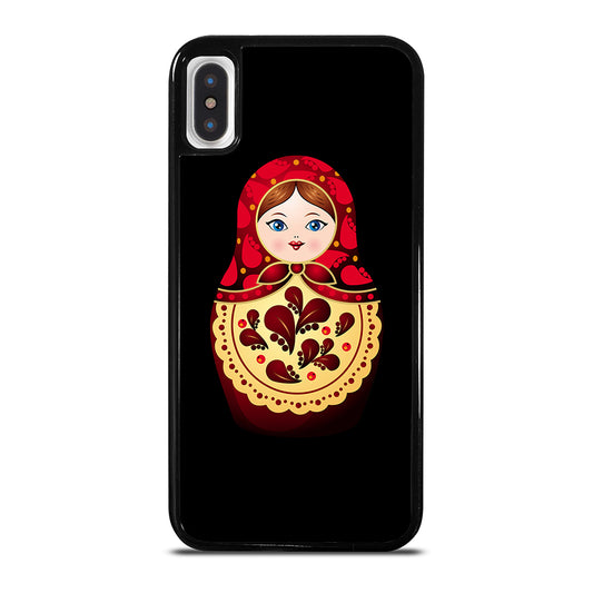 MATRYOSHKA NESTING DOLLS RUSSIAN 4 iPhone X / XS Case Cover