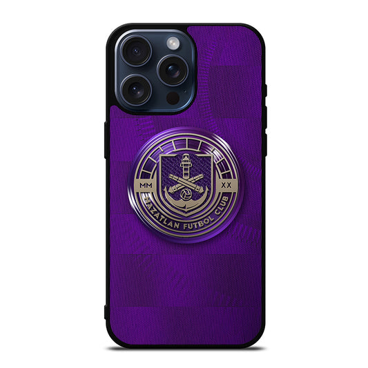 MAZATLAN FC EMBLEM iPhone 15 Pro Max Case Cover