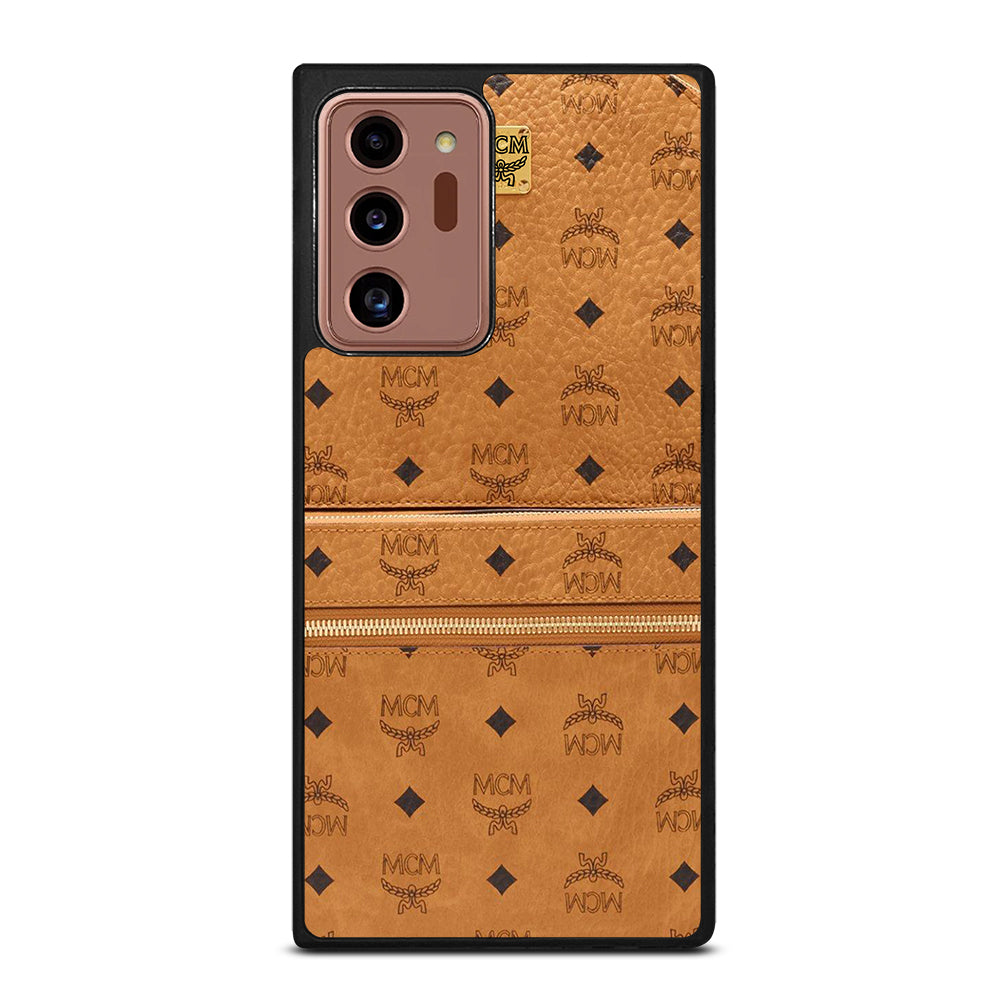 MCM WORLD WIDE BROWN LOGO 1 Samsung Galaxy Note 20 Ultra Case Cover