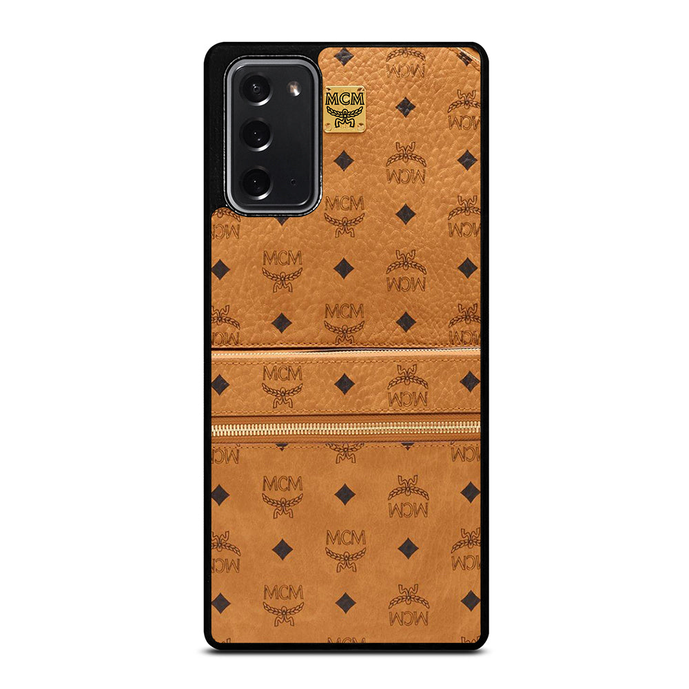MCM WORLD WIDE BROWN LOGO 1 Samsung Galaxy Note 20 Case Cover