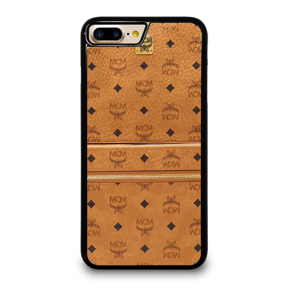 MCM WORLD WIDE BROWN LOGO 1 iPhone 7 / 8 Plus Case Cover
