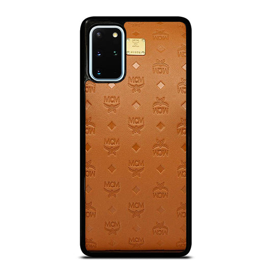 MCM WORLD WIDE BROWN LOGO 2 Samsung Galaxy S20 Plus Case Cover