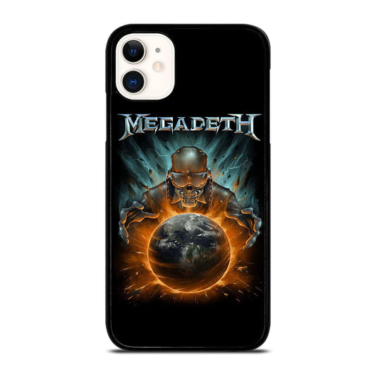 MEGADETH SKULL BLACK iPhone 11 Case Cover