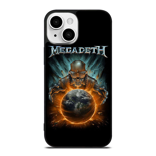 MEGADETH SKULL BLACK iPhone 13 Mini Case Cover