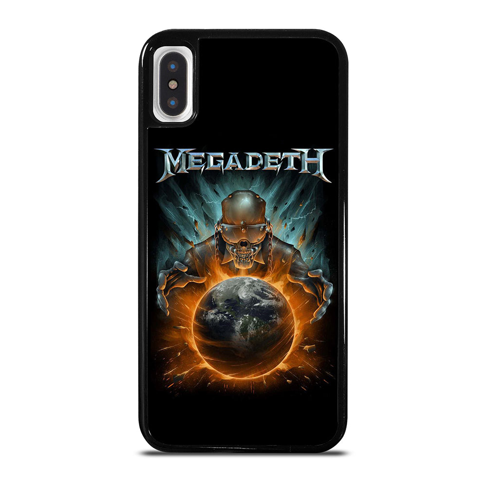 MEGADETH SKULL BLACK iPhone X / XS Case Cover