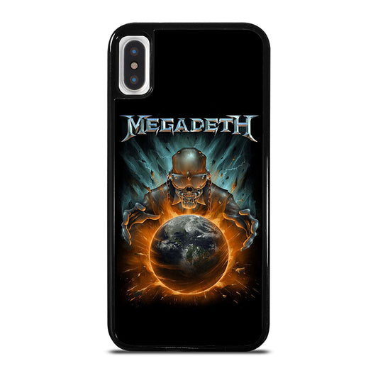 MEGADETH SKULL BLACK iPhone X / XS Case Cover