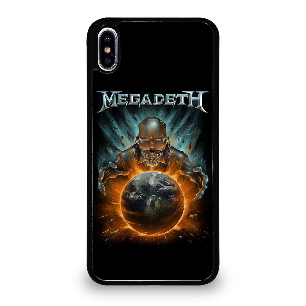 MEGADETH SKULL BLACK iPhone XS Max Case Cover