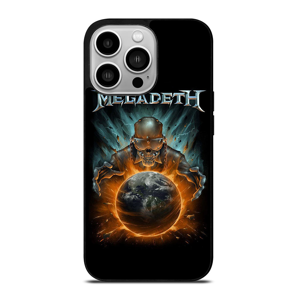 MEGADETH SKULL BLACK iPhone 14 Pro Case Cover