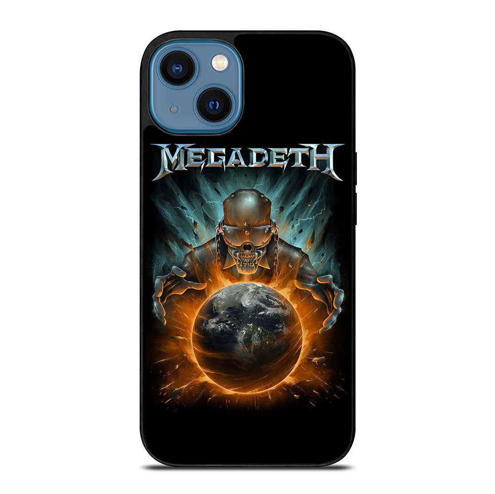 MEGADETH SKULL BLACK iPhone 14 Case Cover