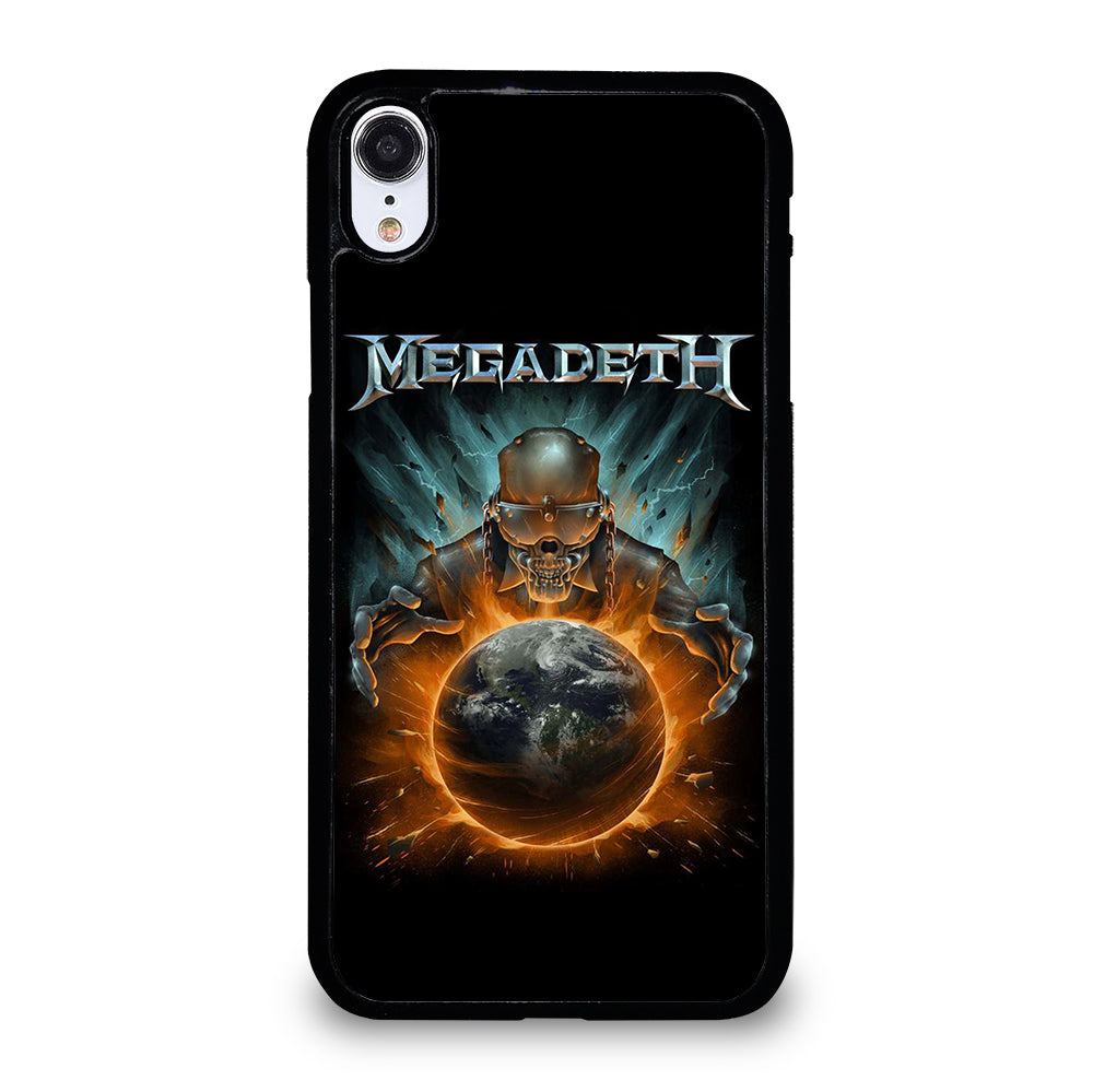 MEGADETH SKULL BLACK iPhone XR Case Cover