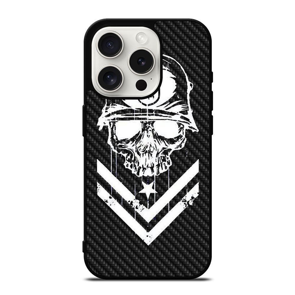 METAL MULISHA CARBON LOGO iPhone 15 Pro Case Cover
