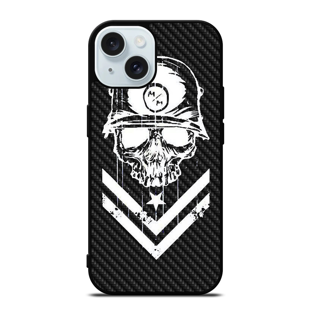 METAL MULISHA CARBON LOGO iPhone 15 Case Cover