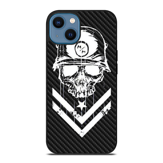 METAL MULISHA CARBON LOGO iPhone 14 Case Cover