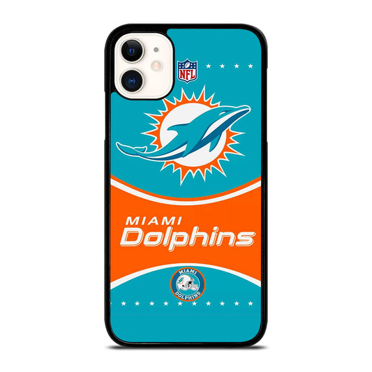 MIAMI DOLPHINS NFL FOOTBALL LOGO 2 iPhone 11 Case Cover
