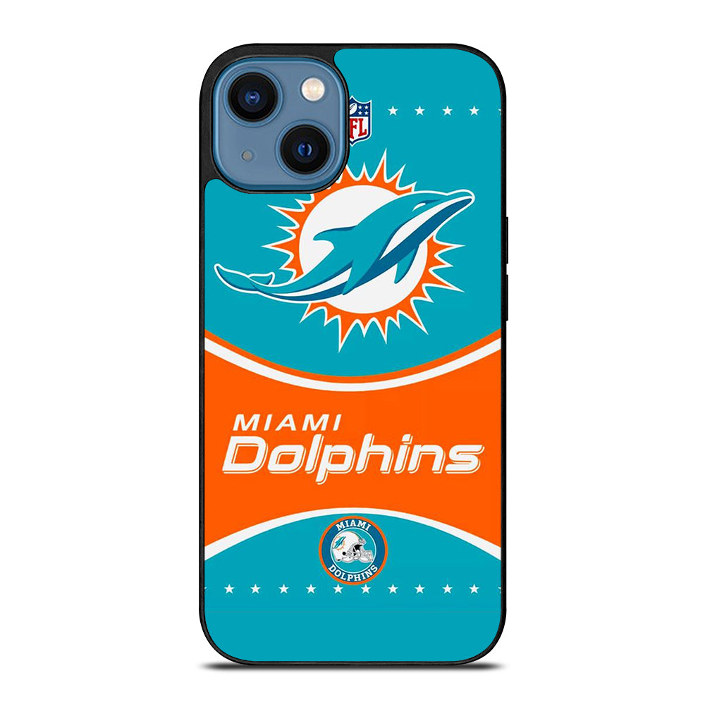 MIAMI DOLPHINS NFL FOOTBALL LOGO 2 iPhone 14 Case Cover