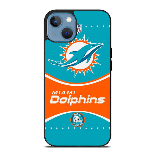 MIAMI DOLPHINS NFL FOOTBALL LOGO 2 iPhone 13 Case Cover