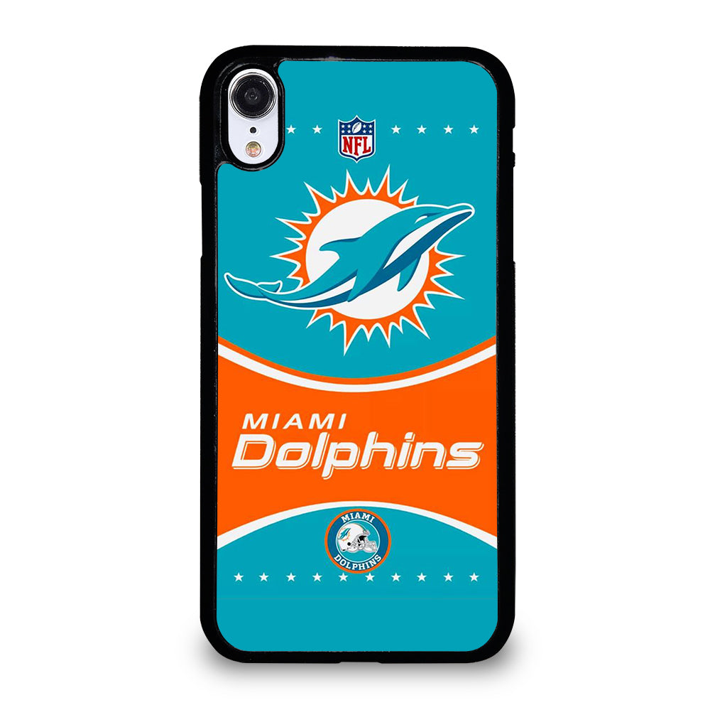 MIAMI DOLPHINS NFL FOOTBALL LOGO 2 iPhone XR Case Cover