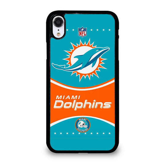 MIAMI DOLPHINS NFL FOOTBALL LOGO 2 iPhone XR Case Cover