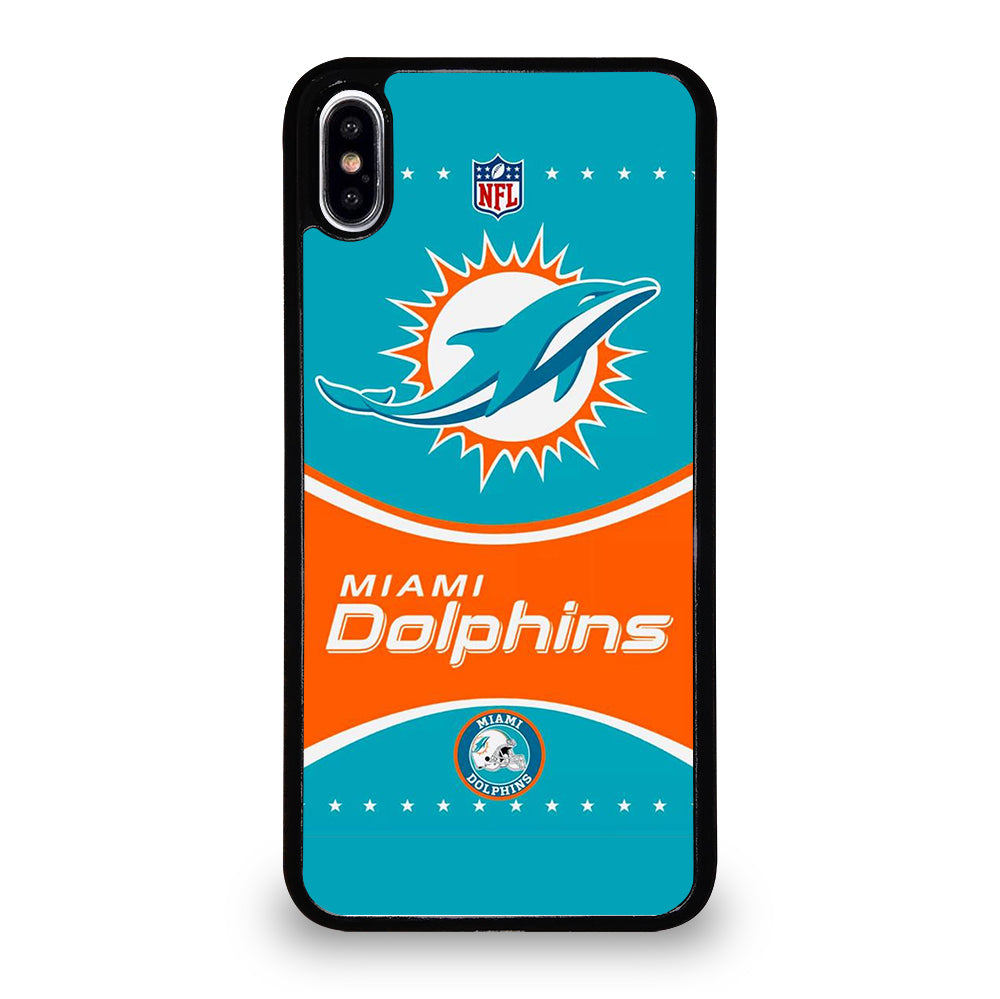 MIAMI DOLPHINS NFL FOOTBALL LOGO 2 iPhone XS Max Case Cover