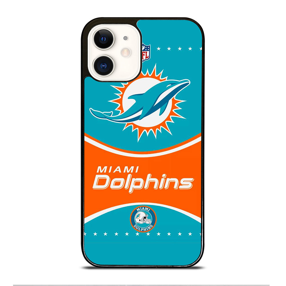 MIAMI DOLPHINS NFL FOOTBALL LOGO 2 iPhone 12 Case Cover