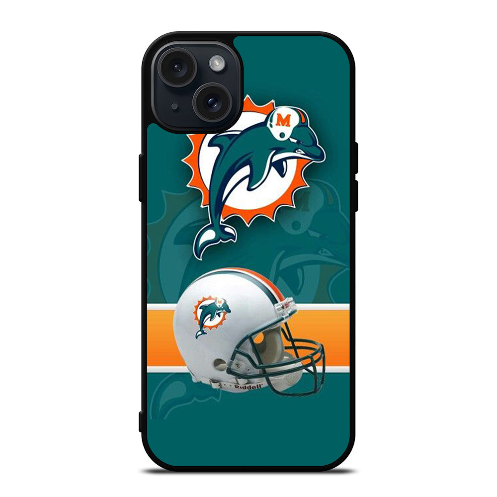 MIAMI DOLPHINS SYMBOL iPhone 15 Plus Case Cover