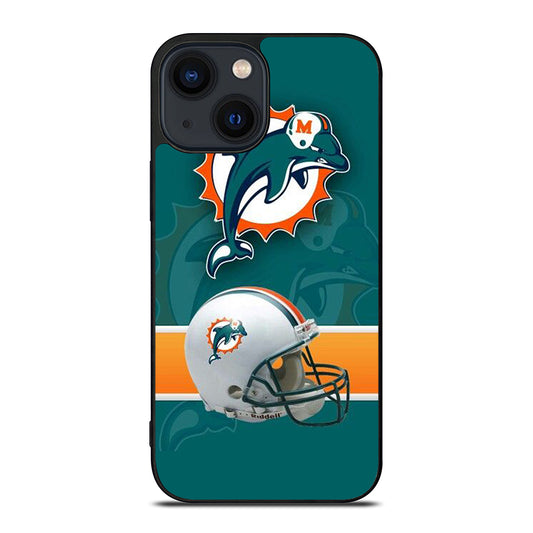 MIAMI DOLPHINS SYMBOL iPhone 14 Plus Case Cover