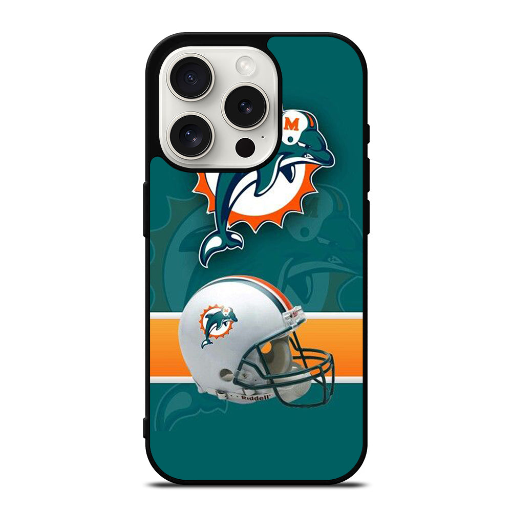 MIAMI DOLPHINS SYMBOL iPhone 15 Pro Case Cover