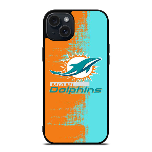 MIAMI DOLPINS NFL LOGO iPhone 15 Plus Case Cover