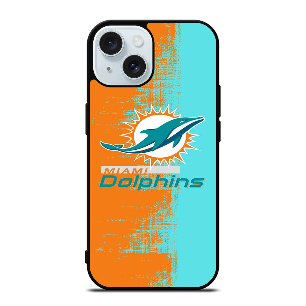 MIAMI DOLPINS NFL LOGO iPhone 15 Case Cover