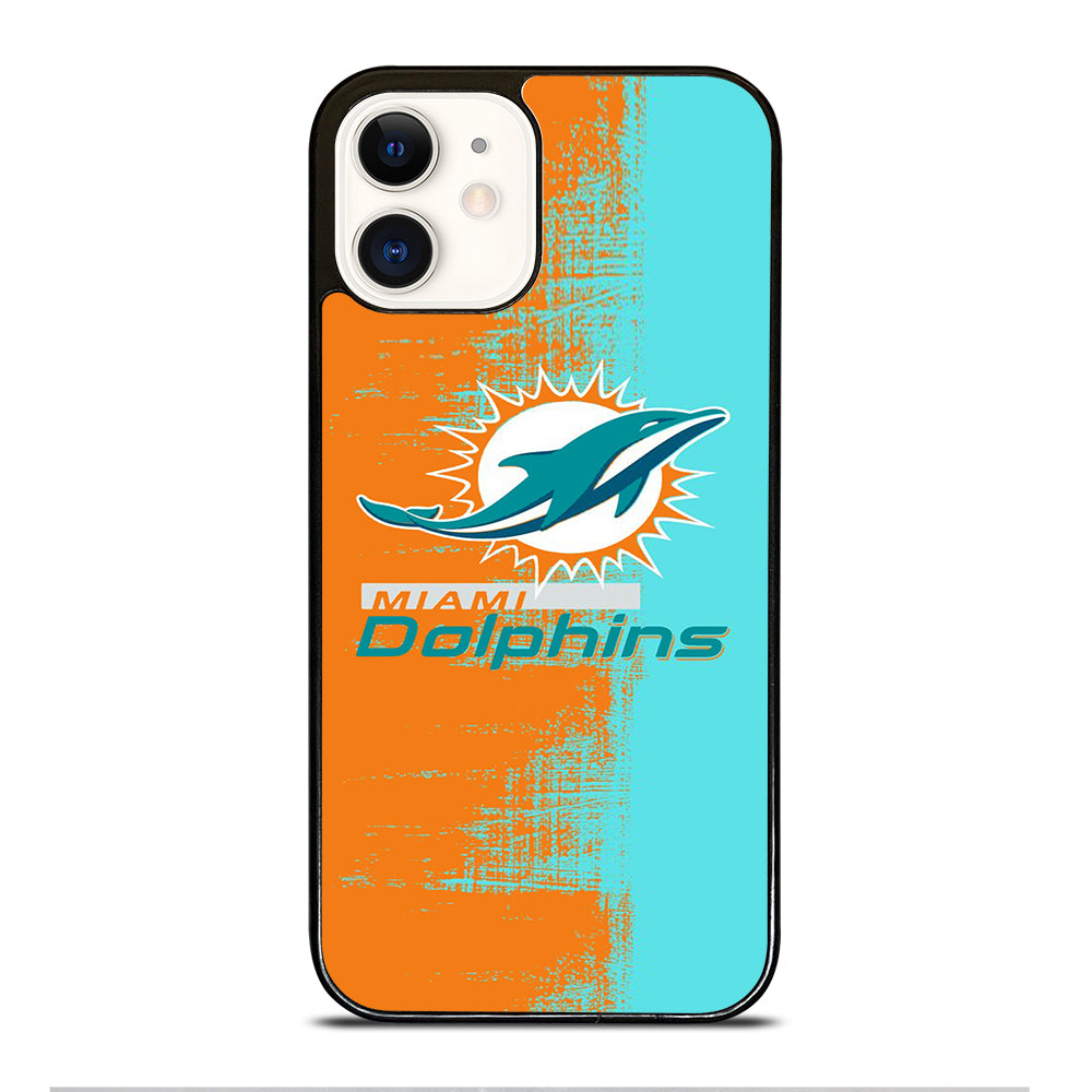 MIAMI DOLPINS NFL LOGO iPhone 12 Case Cover