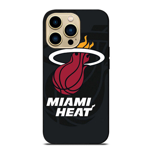 MIAMI HEAT BASKETBALL ICON iPhone 14 Pro Max Case Cover