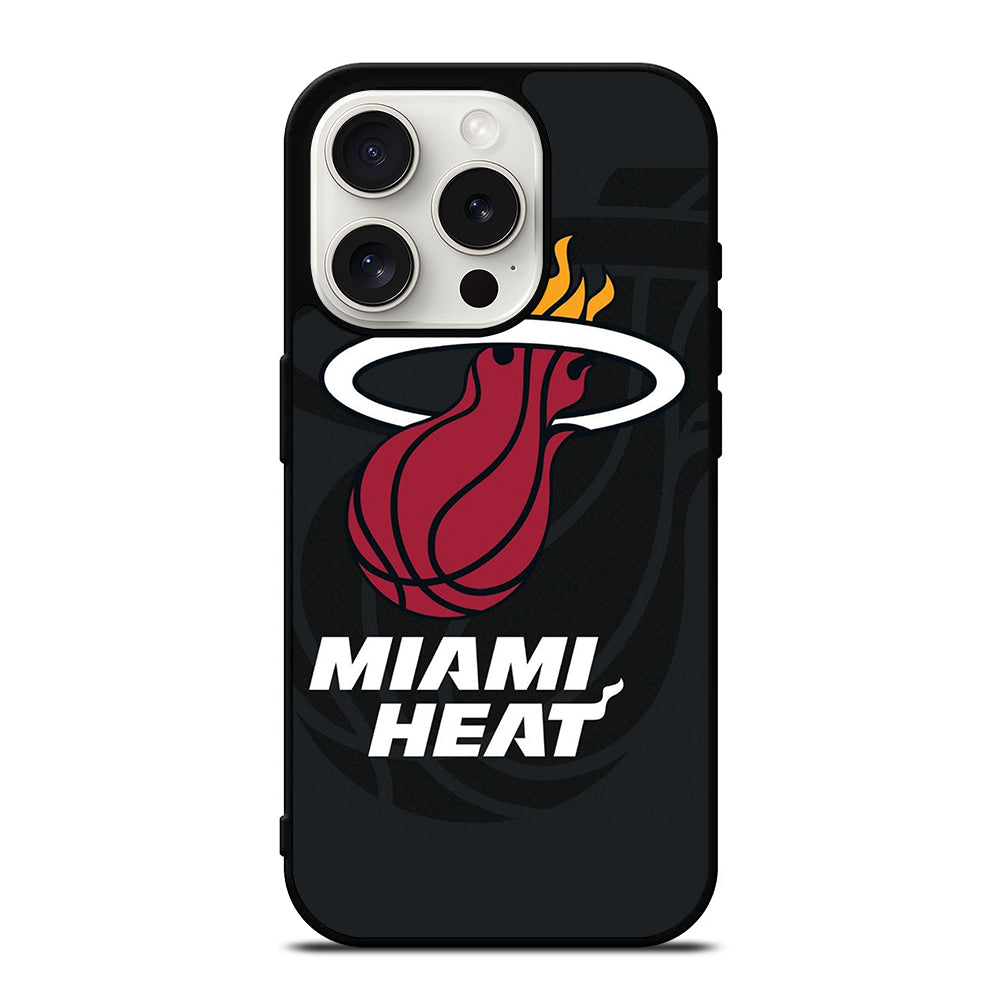 MIAMI HEAT BASKETBALL ICON iPhone 15 Pro Case Cover