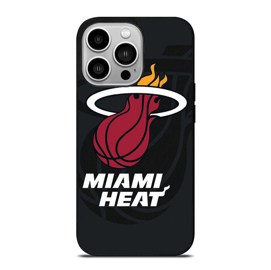 MIAMI HEAT BASKETBALL ICON iPhone 14 Pro Case Cover