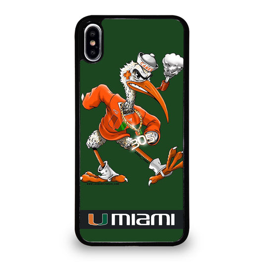 MIAMI HURRICANES MASCOT iPhone XS Max Case Cover