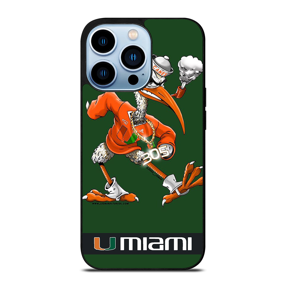 MIAMI HURRICANES MASCOT iPhone 13 Pro Max Case Cover