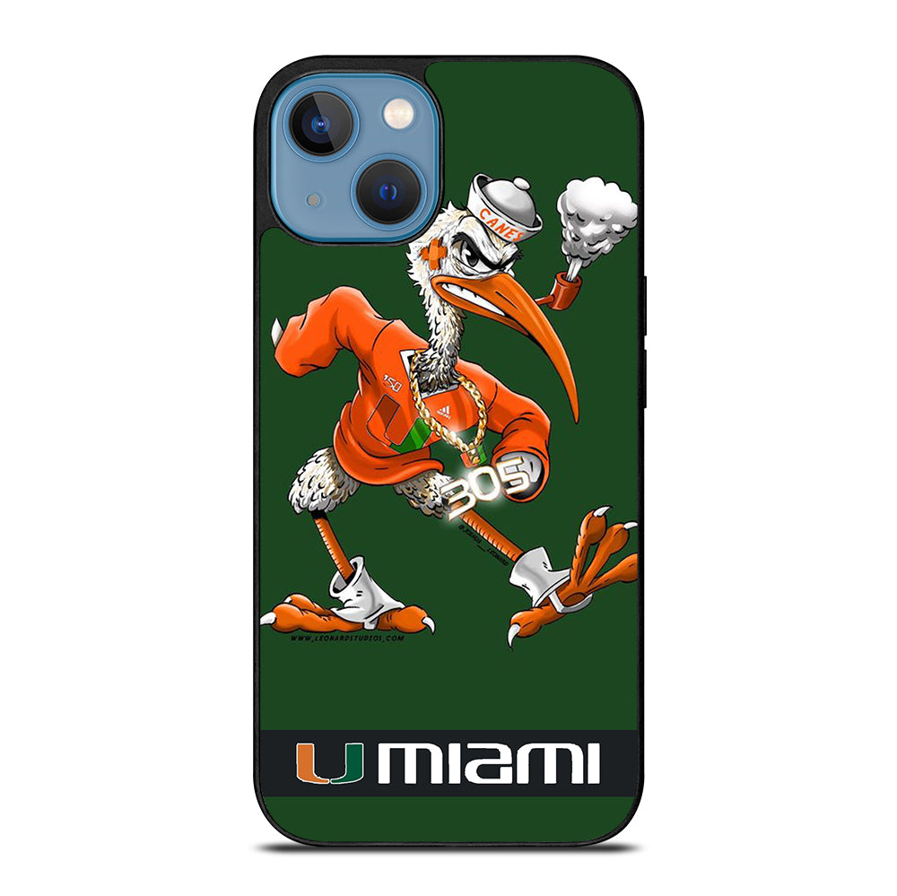 MIAMI HURRICANES MASCOT iPhone 13 Case Cover