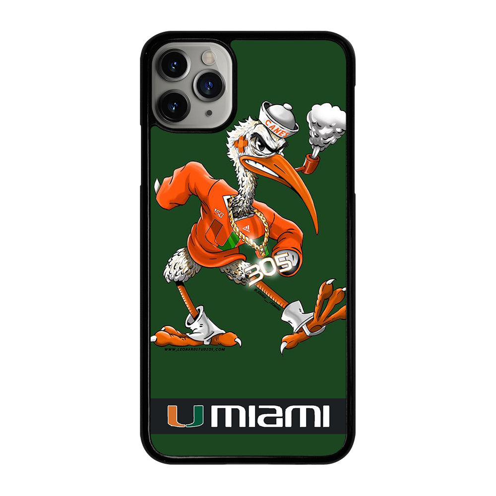 MIAMI HURRICANES MASCOT iPhone 11 Pro Max Case Cover