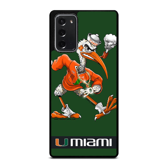MIAMI HURRICANES MASCOT Samsung Galaxy Note 20 Case Cover