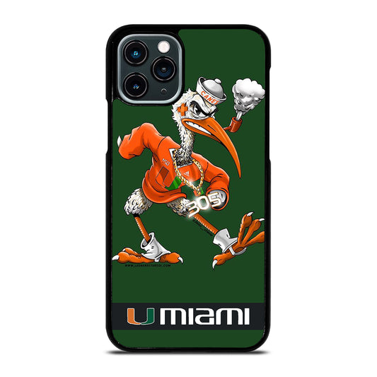 MIAMI HURRICANES MASCOT iPhone 11 Pro Case Cover