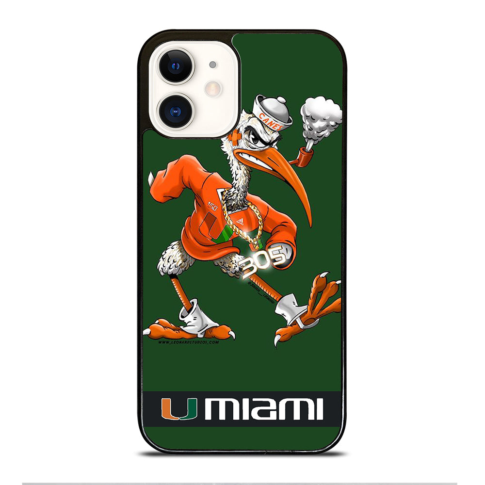 MIAMI HURRICANES MASCOT iPhone 12 Case Cover