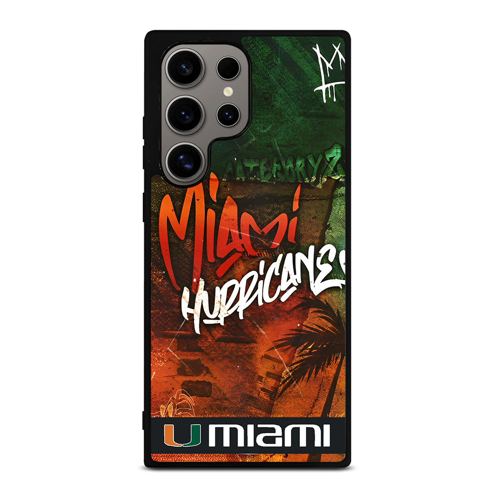 MIAMI HURRICANES Samsung Galaxy S24 Ultra Case Cover