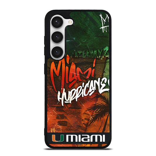 MIAMI HURRICANES Samsung Galaxy S23 Case Cover