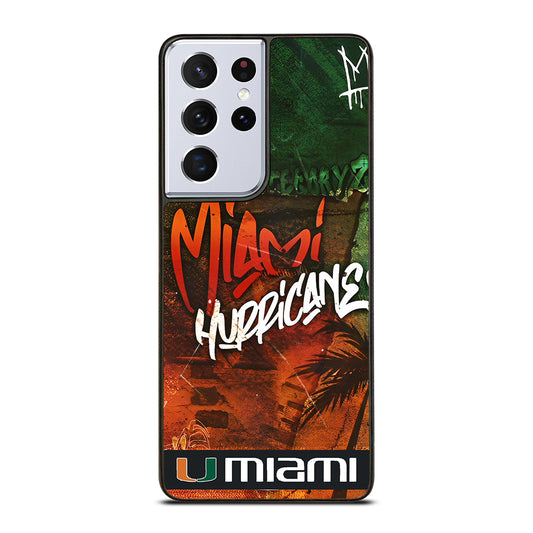 MIAMI HURRICANES Samsung Galaxy S21 Ultra Case Cover
