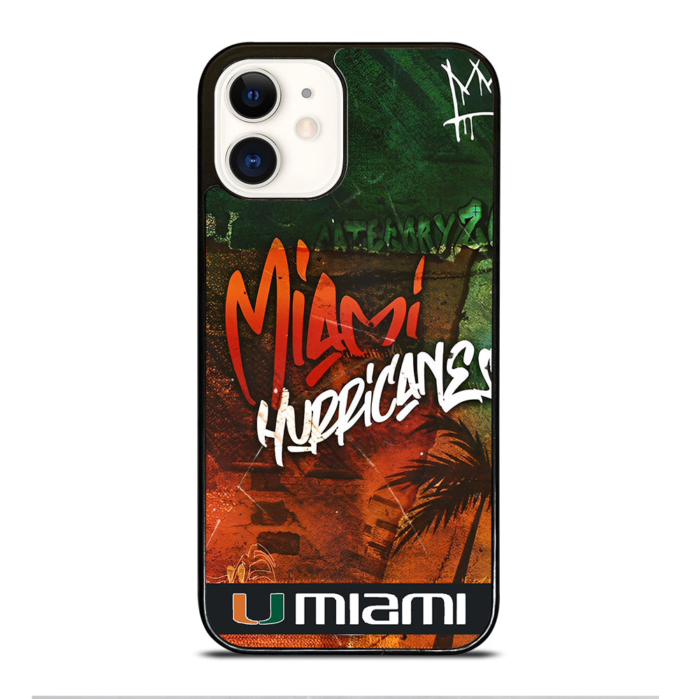 MIAMI HURRICANES iPhone 12 Case Cover