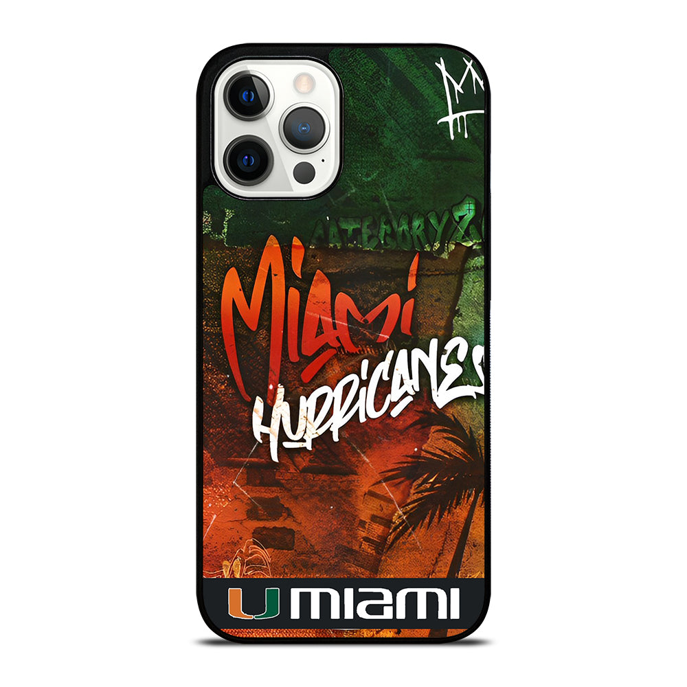 MIAMI HURRICANES iPhone 12 Pro Max Case Cover